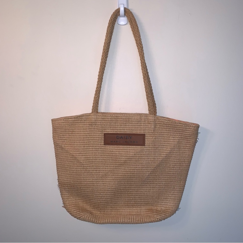 Marc Jacobs Daisy Wicker Tote Shoulder Bag